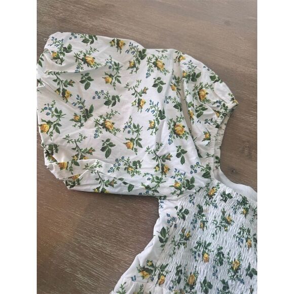 FAITHFULL THE BRAND Women's Floral Crop Top Size 10 Multicolor - Picture 11 of 13